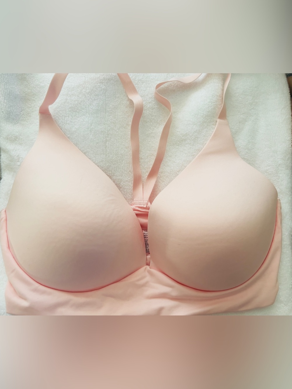 Victoria's Secret Pale Pink Seamless T-Shirt Bra